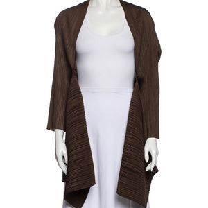 Pleats please Issey Miyake brown jacket